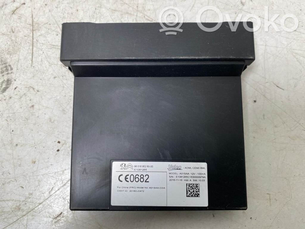Peugeot 508 Unidad de control/módulo del bloqueo de puertas 