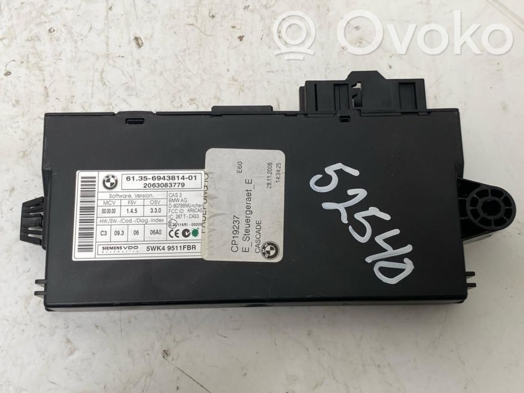 BMW 5 E60 E61 Otras unidades de control/módulos 