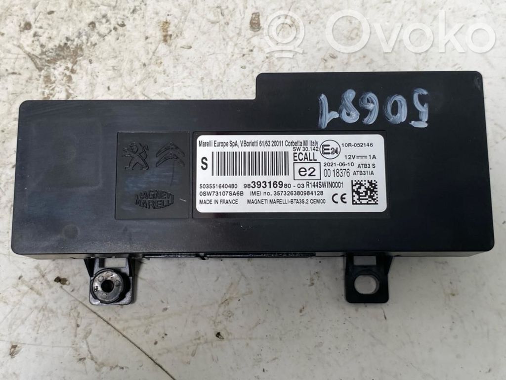 Autres unités de commande / modules   9839316980,9839316980
