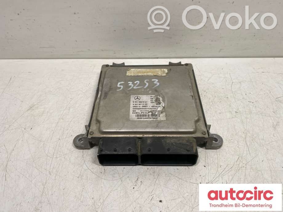 Engine control unit/module ECU   A6519003701,A6519003701