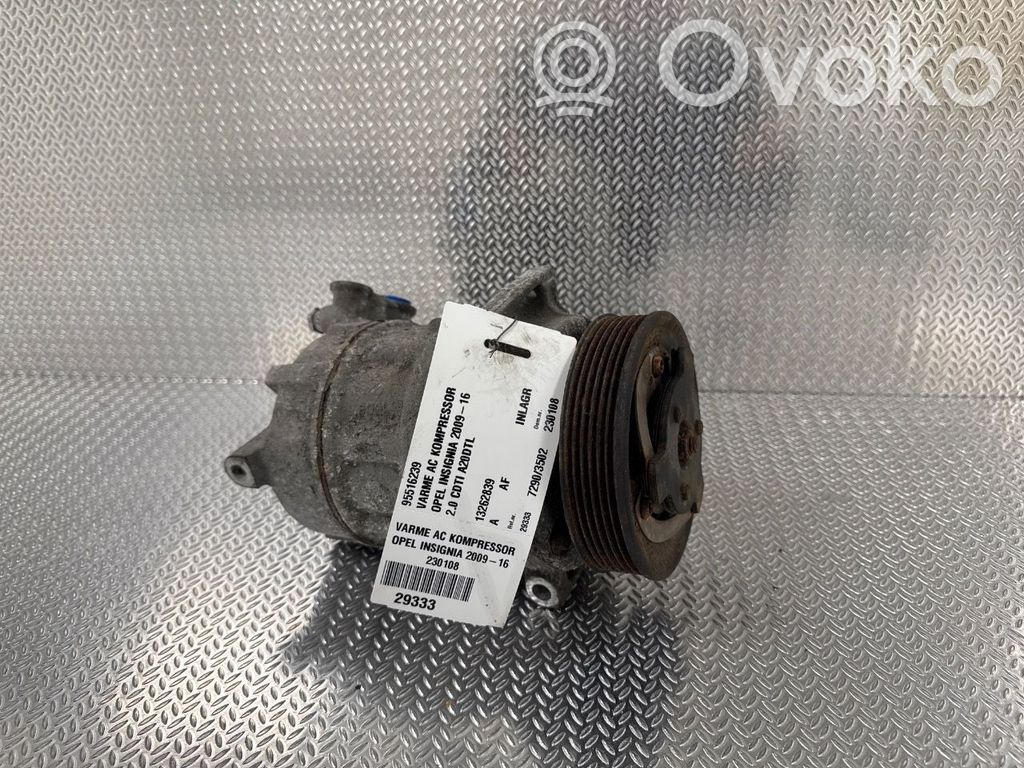 Opel Insignia A Compresor (pompă) aer condiționat (A/C) 