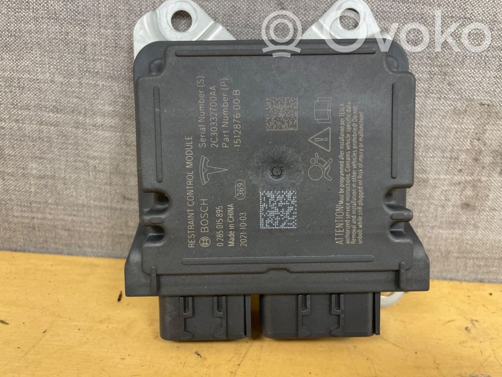 Tesla Model Y Airbag control unit/module 