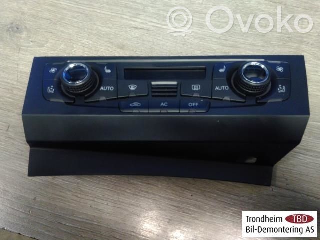 Audi A4 S4 B8 8K Console centrale, commande chauffage/clim 