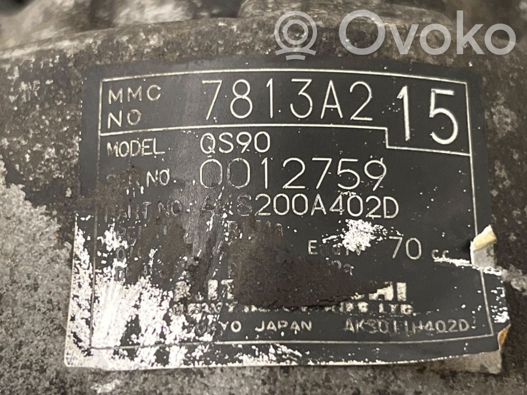Mitsubishi Outlander Kompresor / Sprężarka klimatyzacji A/C 