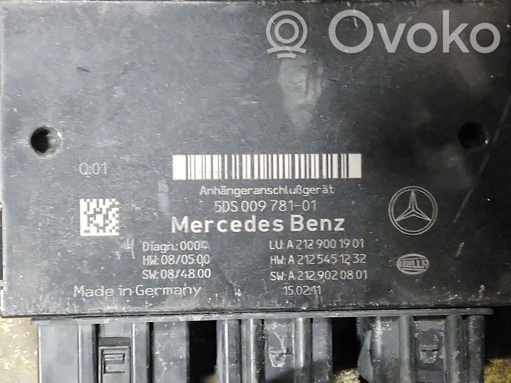 Mercedes-Benz E W212 Barra de remolque