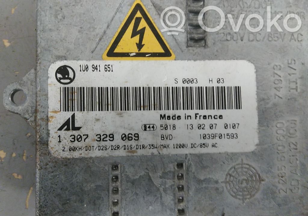 Skoda Octavia Mk2 (1Z) Sterownik / moduł świateł Xenon 