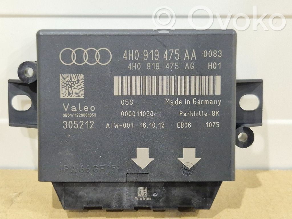Audi A6 Allroad C7 Unitate/modul de comandă parcare PDC 