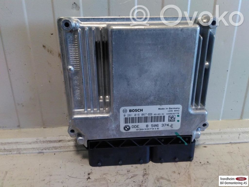 Unidad de control/módulo ECU del motor   8506374,13618512498,0281016067,0281016067,13618512498,8506374
