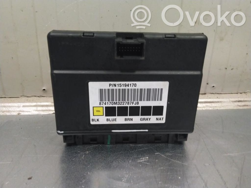 Chevrolet Tahoe Central body control module 
