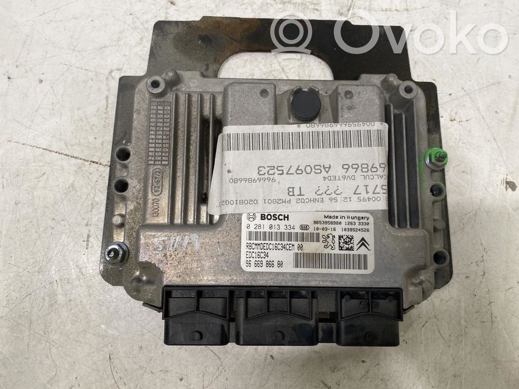 Peugeot 3008 I Engine control unit/module ECU 