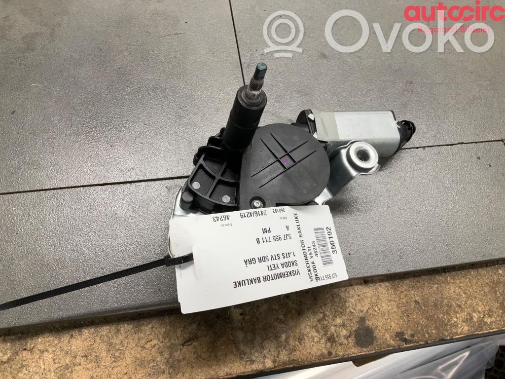 Skoda Yeti (5L) Motor ștergător lunetă