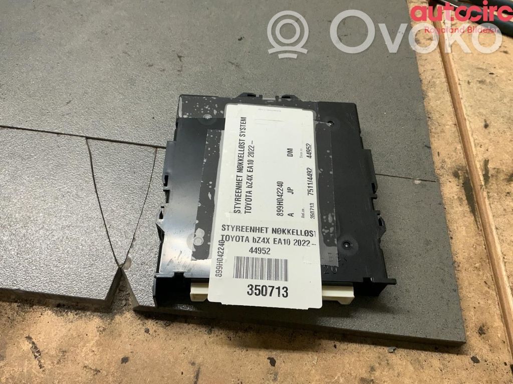 Toyota bZ4X Keyless (KESSY) go control unit/module 