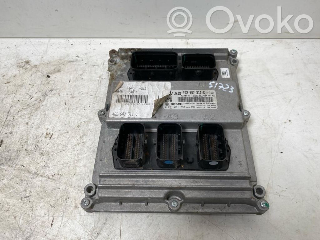 Komputer / Sterownik ECU silnika   4G25907311C,4G2907311C,4G25907311C,4G2907311C