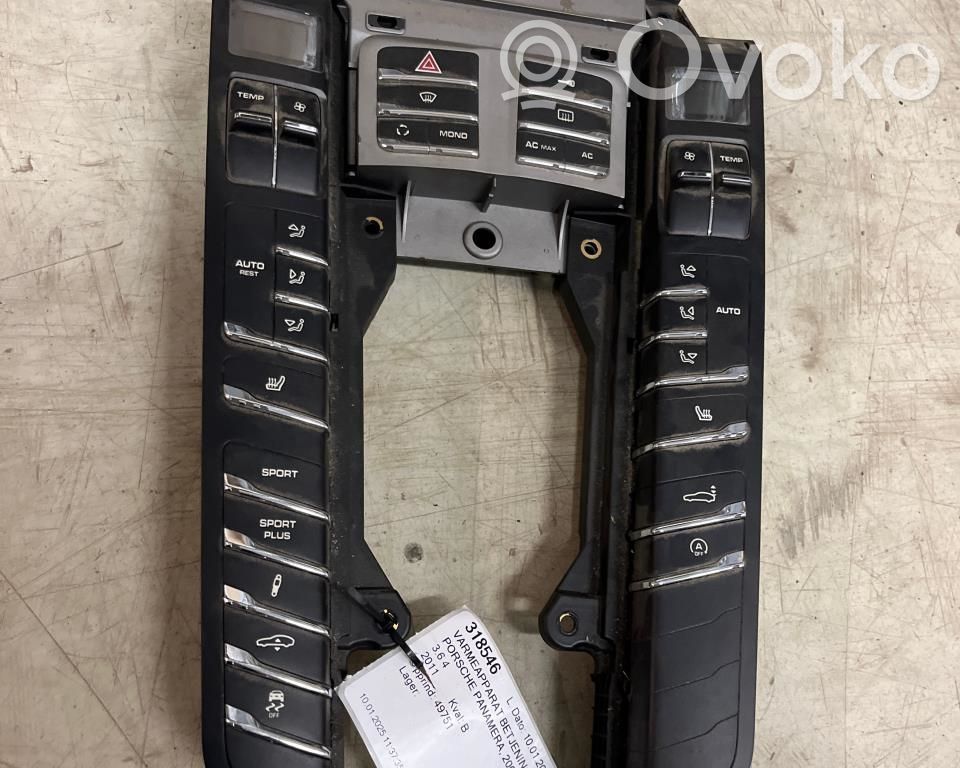 Porsche Panamera (970) Panel klimatyzacji / Ogrzewania 