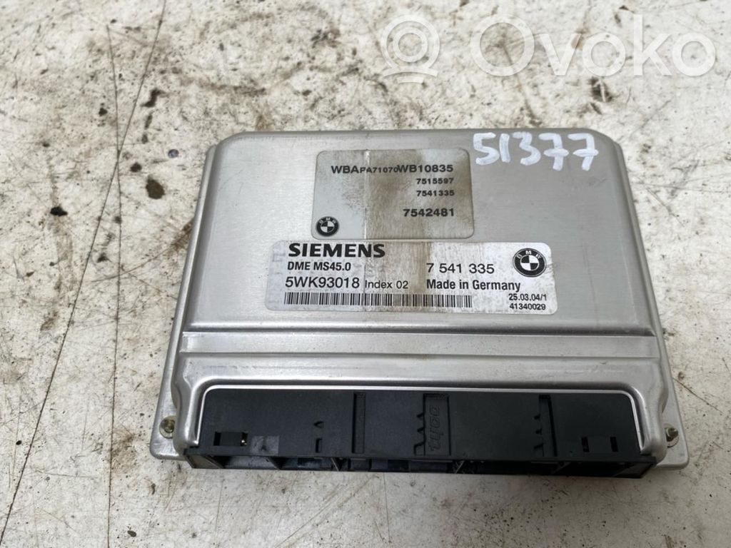 BMW X3 E83 Engine control unit/module ECU 