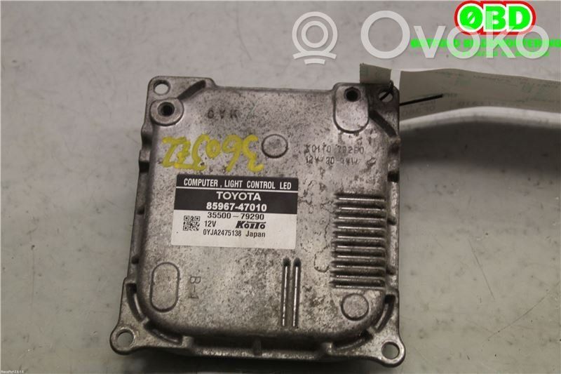 Toyota Prius (XW30) Sterownik / moduł świateł Xenon 