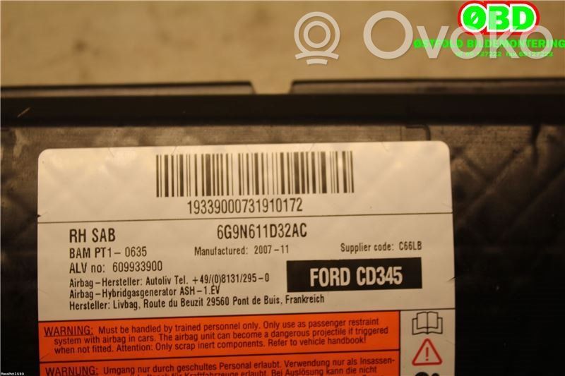 Ford Mondeo MK IV Seitenairbag 