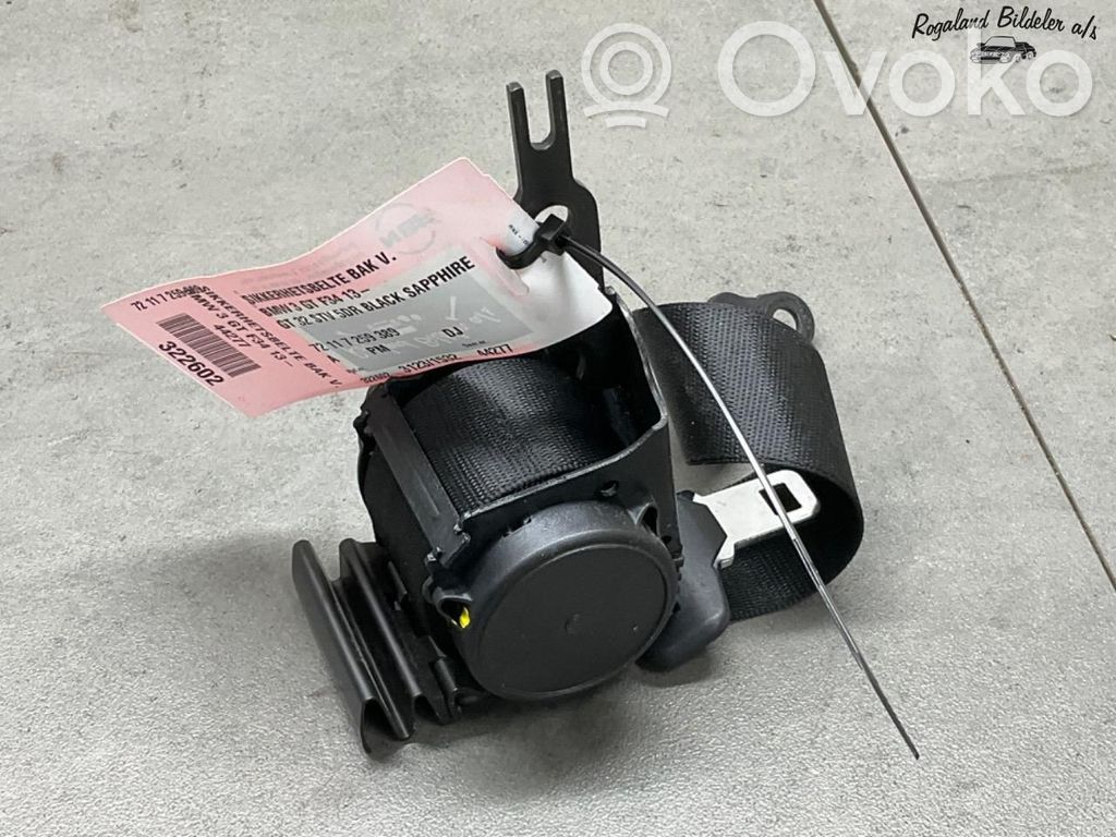BMW 3 F30 F35 F31 Cintura di sicurezza posteriore