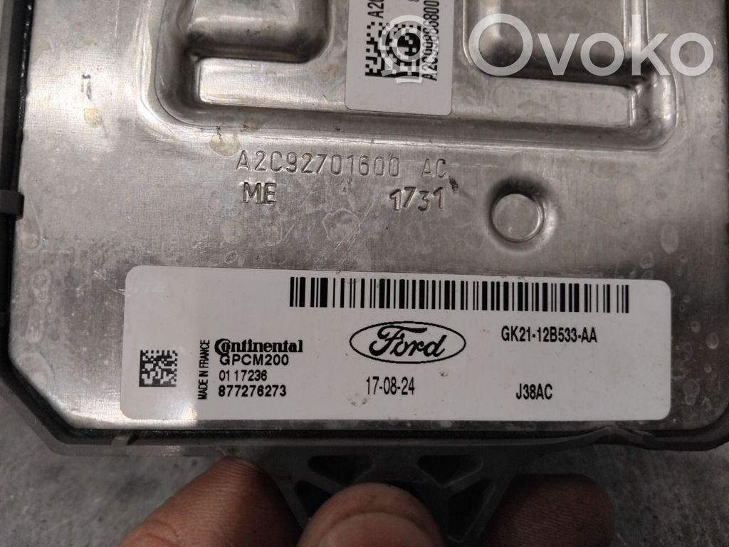 Ford Transit Custom Glow plug pre-heat relay 