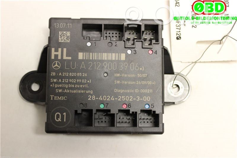 Mercedes-Benz C W204 Centralina/modulo portiere 