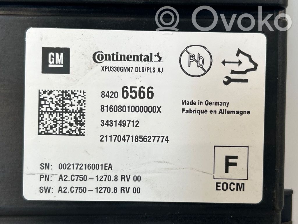 Opel Astra K Other control units/modules 