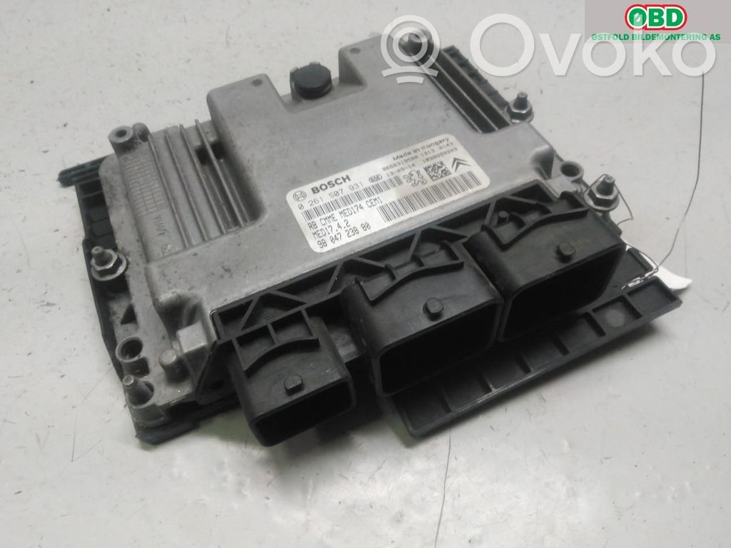 Peugeot 308 Unité de commande, module ECU de moteur 