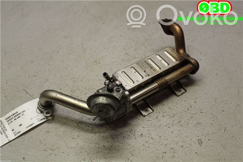 Toyota Avensis T270 Refroidisseur de vanne EGR