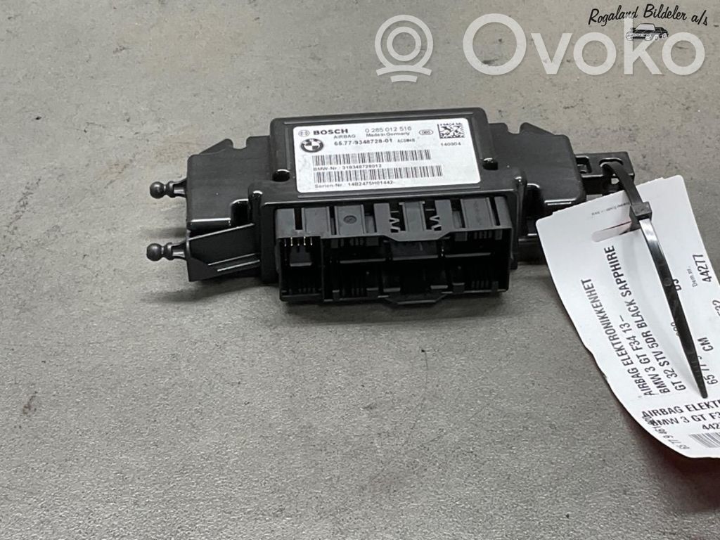 BMW 3 F30 F35 F31 Unidad de control/módulo del Airbag 