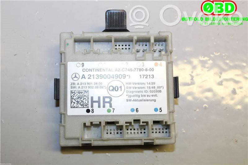 Mercedes-Benz E W213 Centralina/modulo portiere