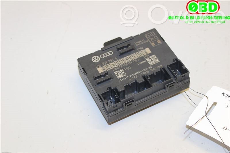 Audi A8 S8 D4 4H Centralina/modulo portiere