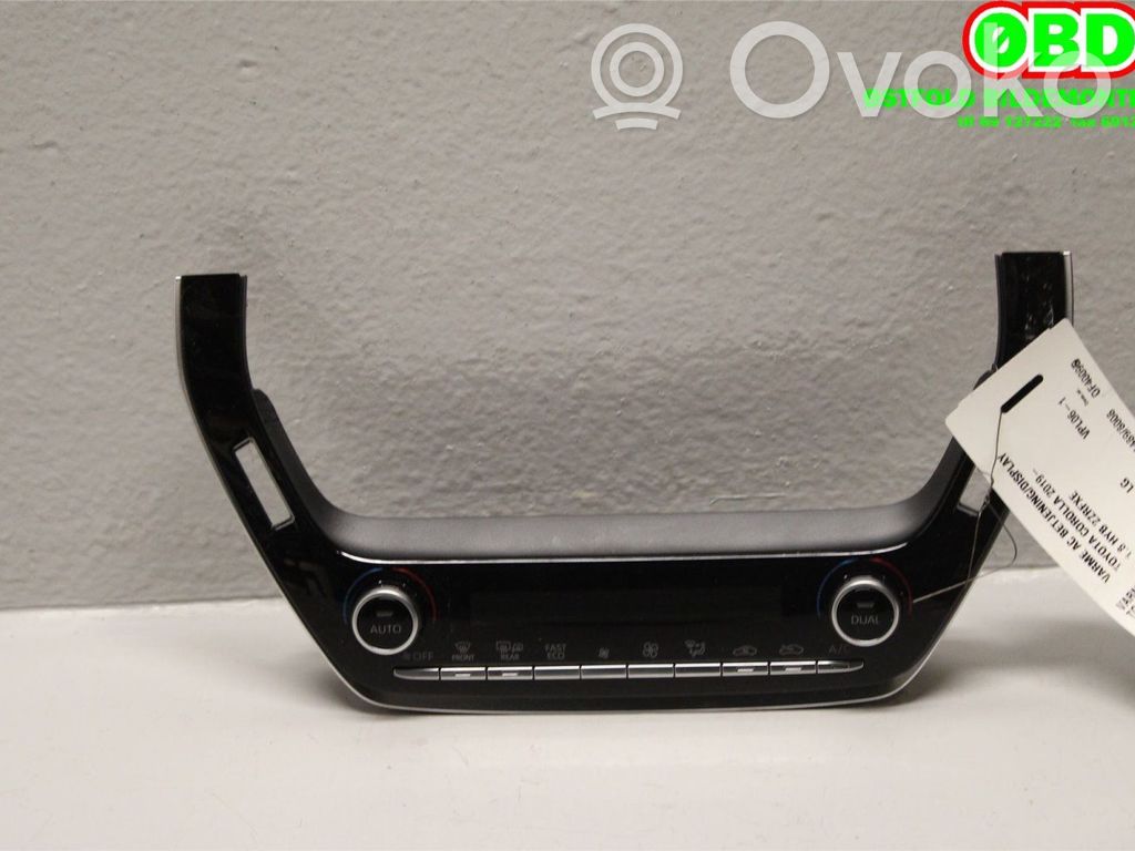 Toyota Corolla E210 E21 Console centrale, commande chauffage/clim 