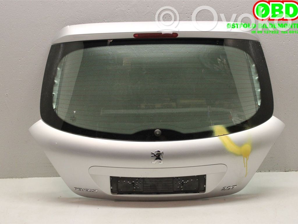 Peugeot 207 Hayon/capotă portbagaj 