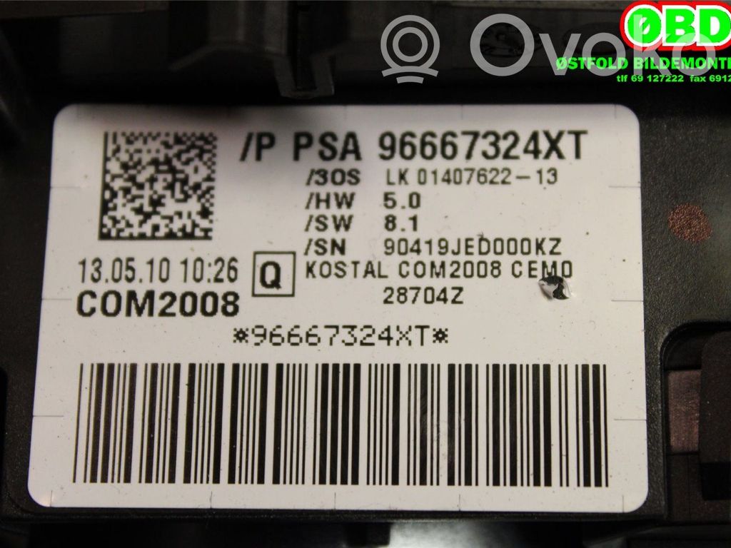 Citroen C3 Interrupteur / bouton multifonctionnel 
