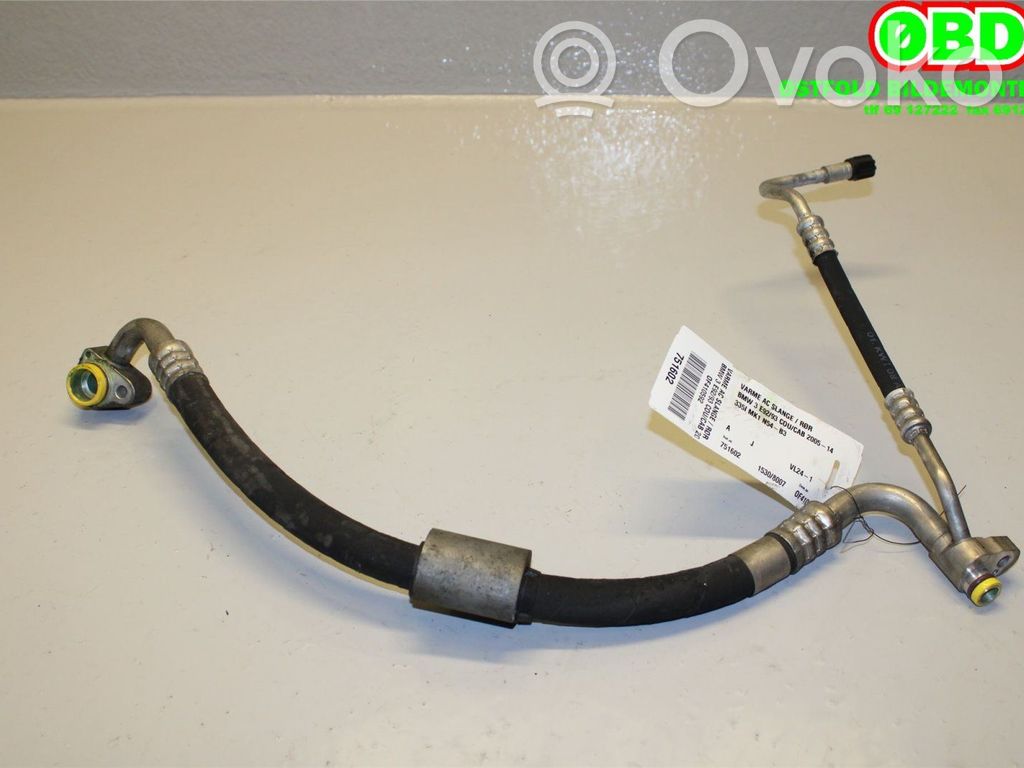 BMW 3 E90 E91 Ilmastointilaitteen putki (A/C) 