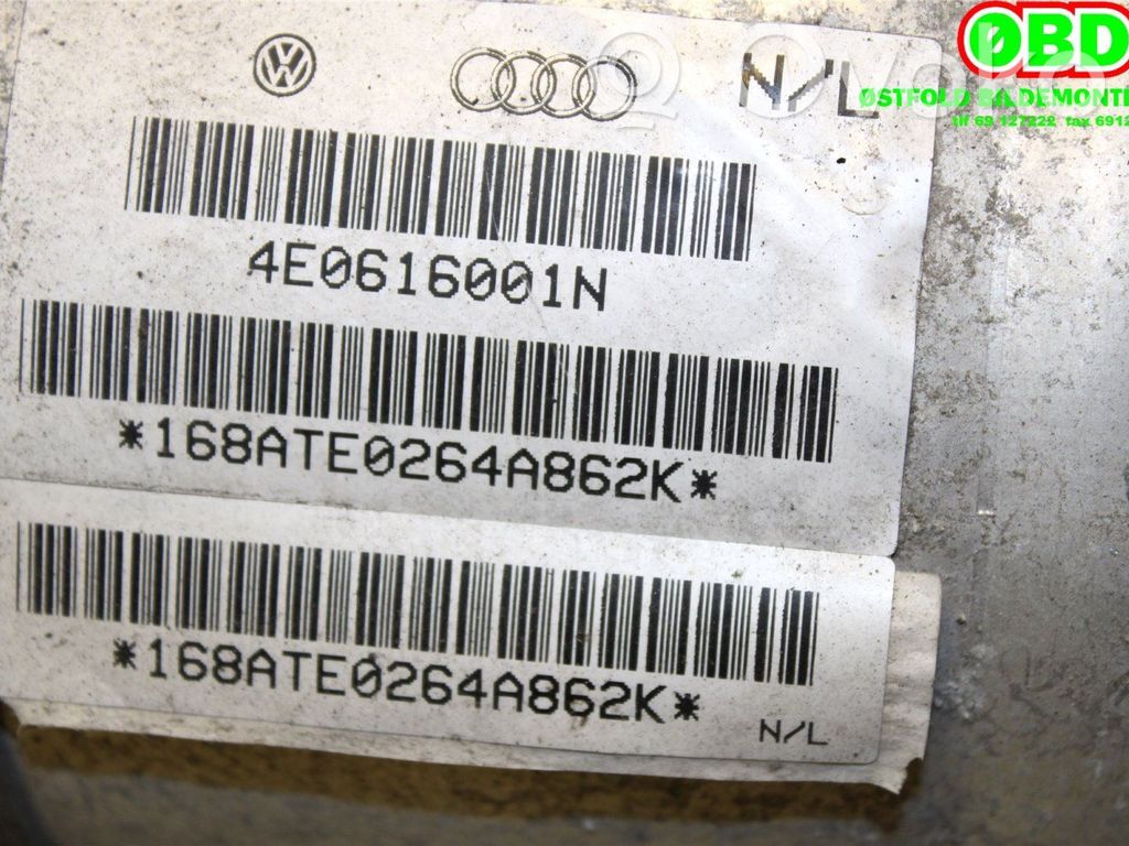 Audi A8 S8 D3 4E Amortisseur suspension pneumatique 