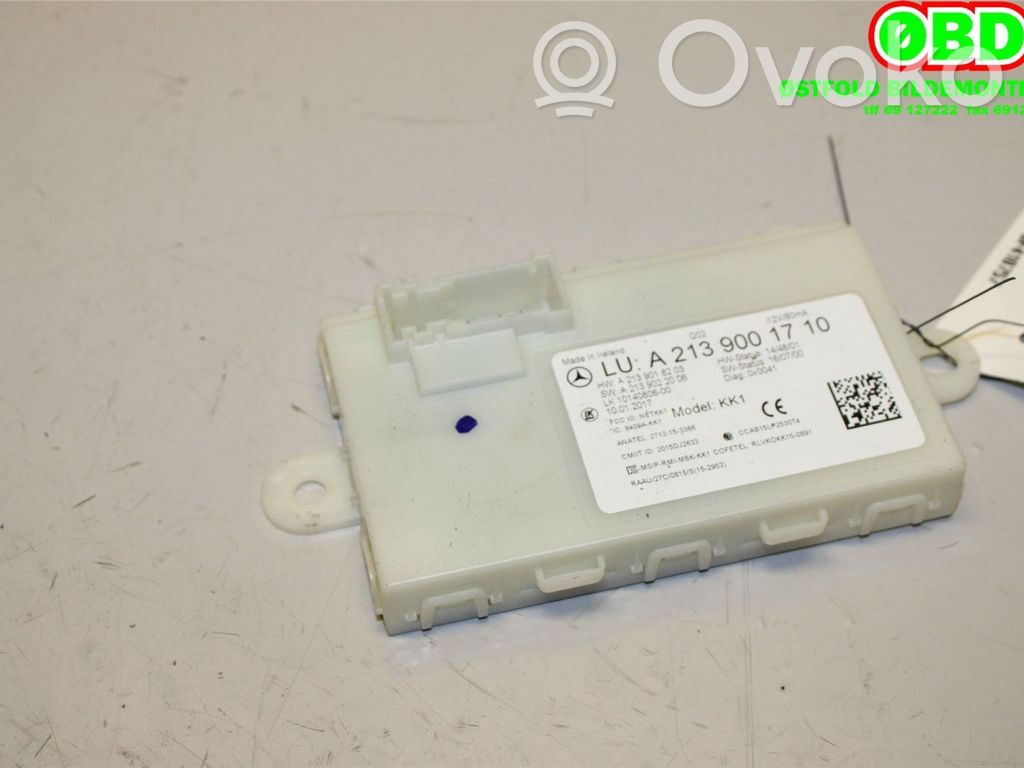 Mercedes-Benz E W213 Unitate/modul de control fără cheie (KESSY) 