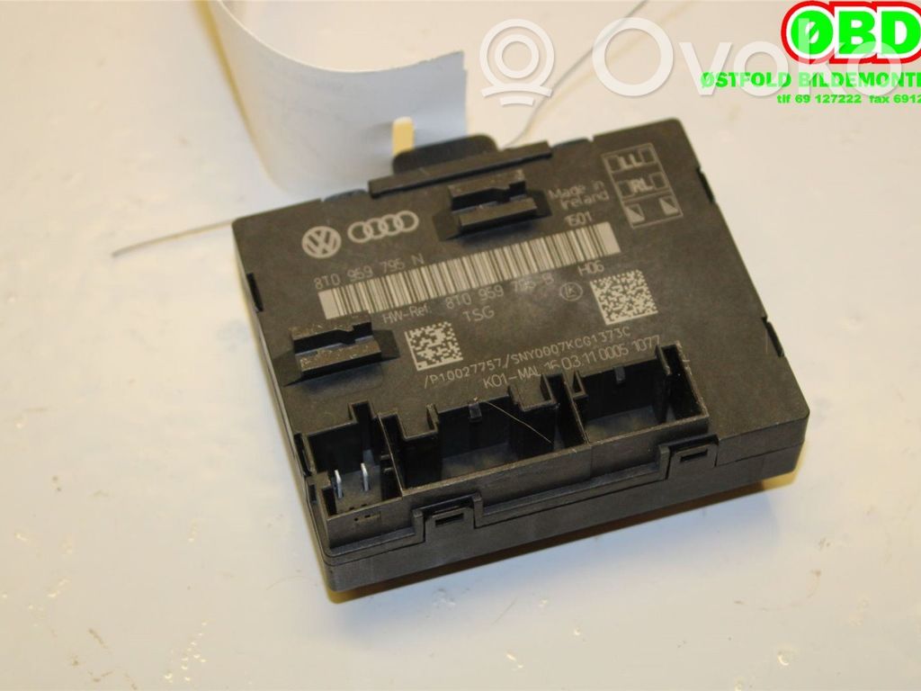 Audi A5 8T 8F Unité de commande module de porte