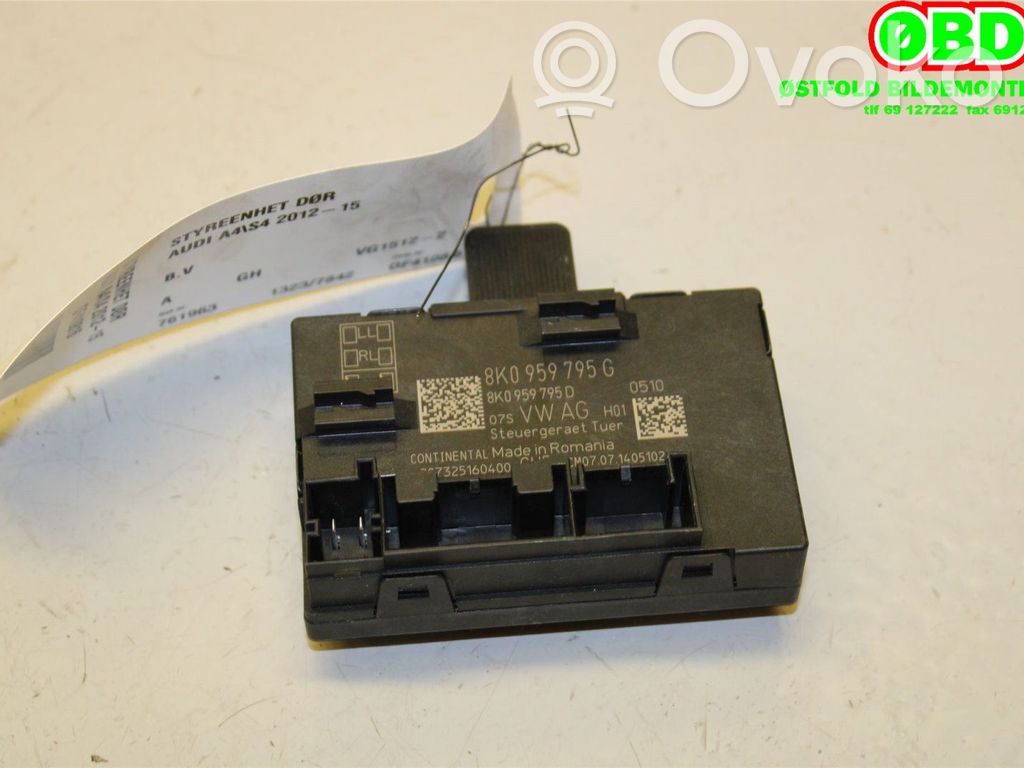 Unitate/modul comandă uși   8K0959795G,8K0959795G,8K0959795G,8K0959795G