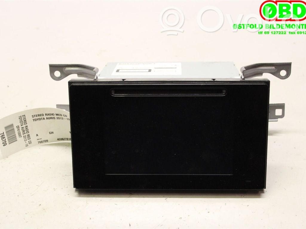 Toyota Auris E180 Panel / Radioodtwarzacz CD/DVD/GPS 