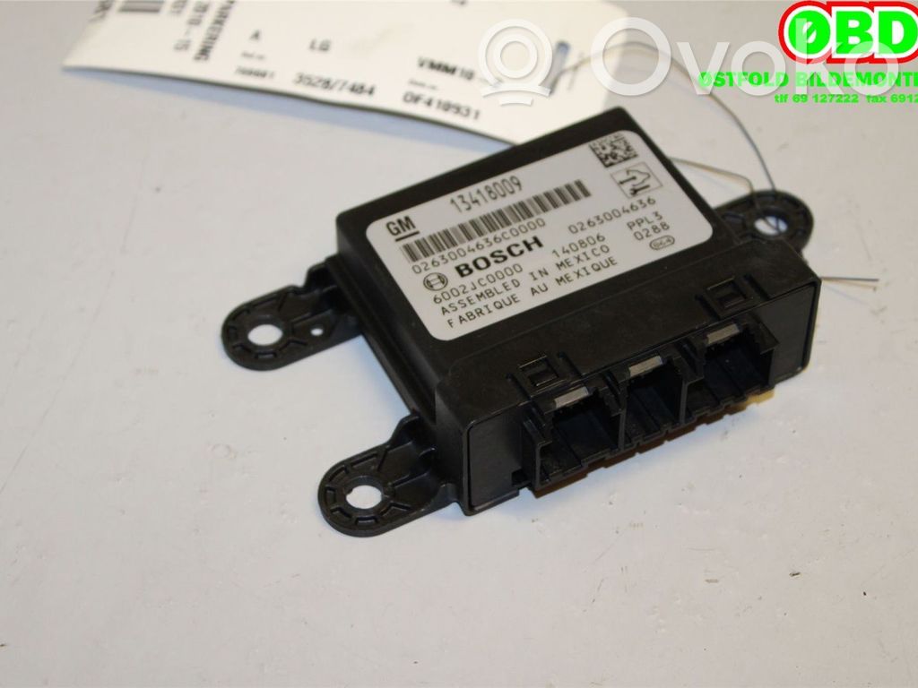 Opel Astra J Sterownik / Moduł parkowania PDC 