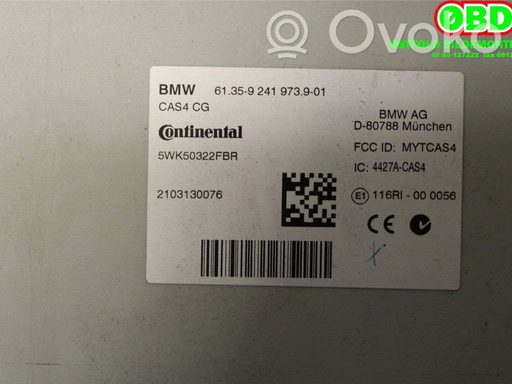 BMW 5 F10 F11 Autres unités de commande / modules 