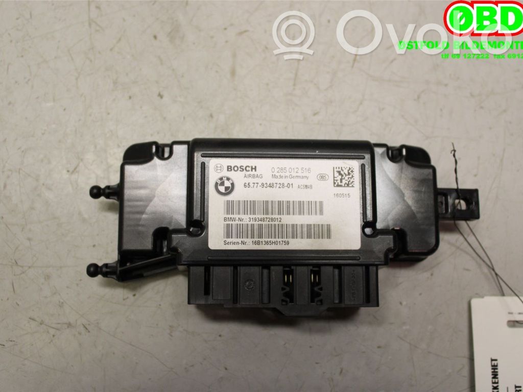 BMW 3 F30 F35 F31 Centralina/modulo airbag 