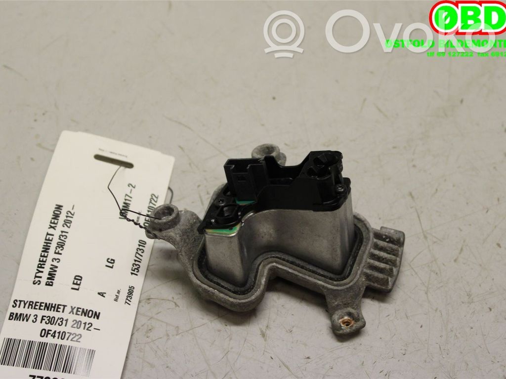 BMW 3 F30 F35 F31 Sterownik / moduł świateł Xenon 