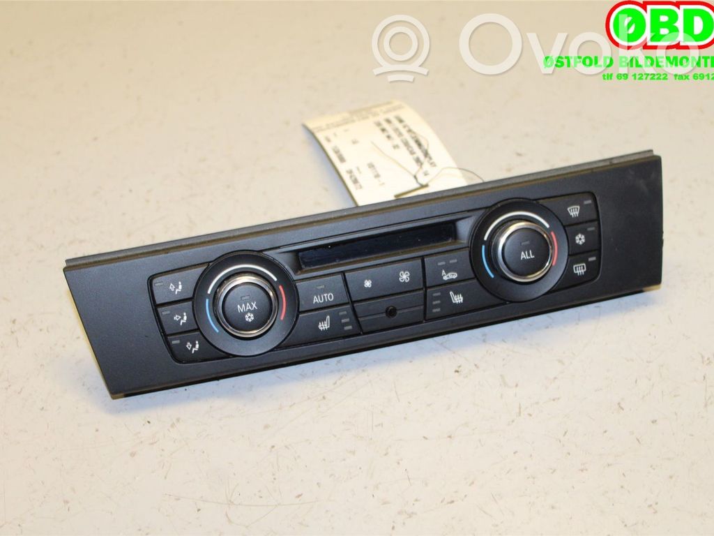BMW 3 E90 E91 Console centrale, commande chauffage/clim 