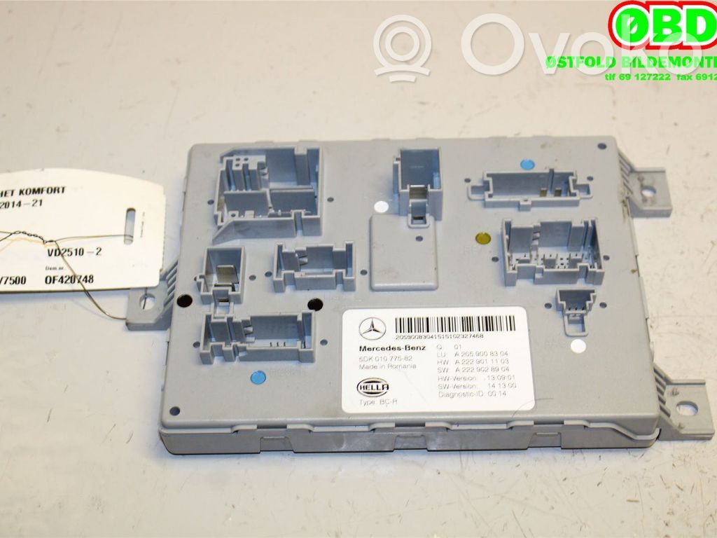 Mercedes-Benz C W205 Other control units/modules 