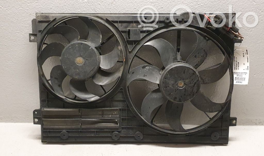 Volkswagen PASSAT B7 Suport ventilator radiator 