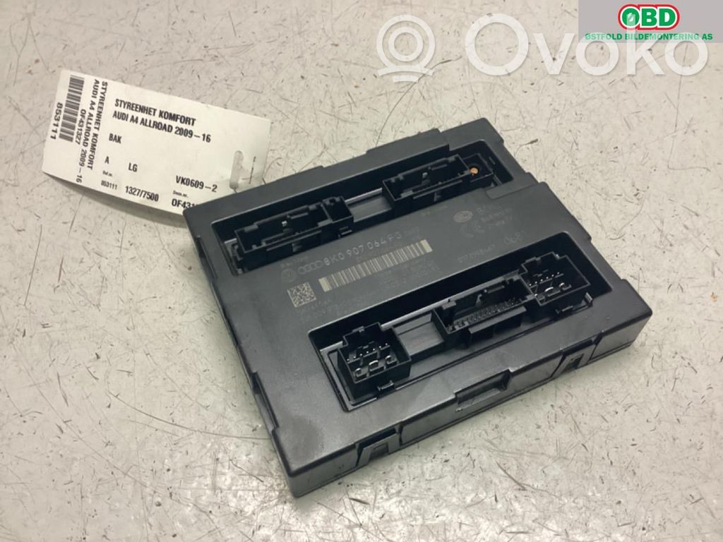 Audi A4 S4 B8 8K Modul de control caroserie central 