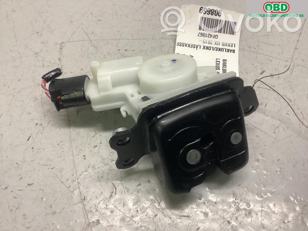 Lexus UX Tailgate lock latch 