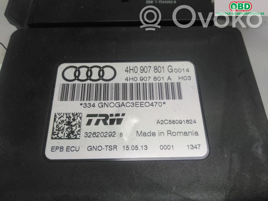 Audi A7 S7 4G Moduł / Sterownik hamulca ręcznego 