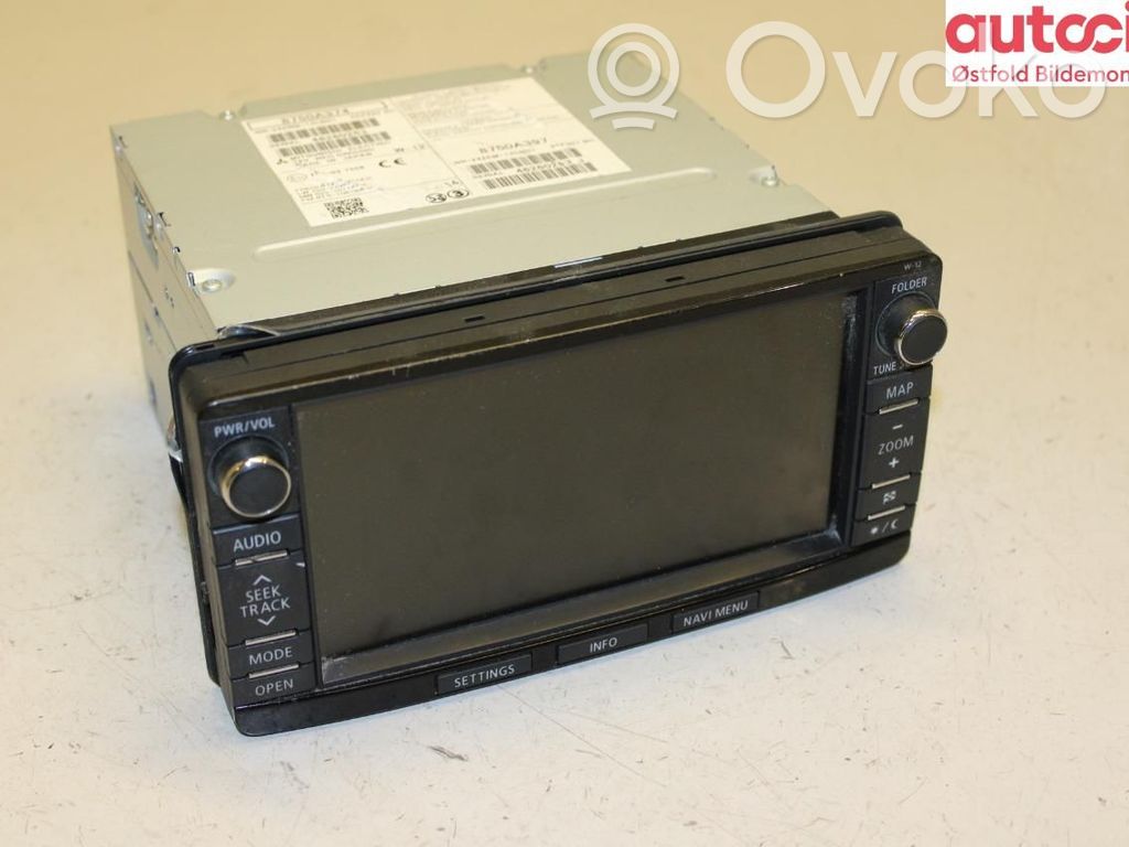 Panel / Radioodtwarzacz CD/DVD/GPS   8750A374,8750A374